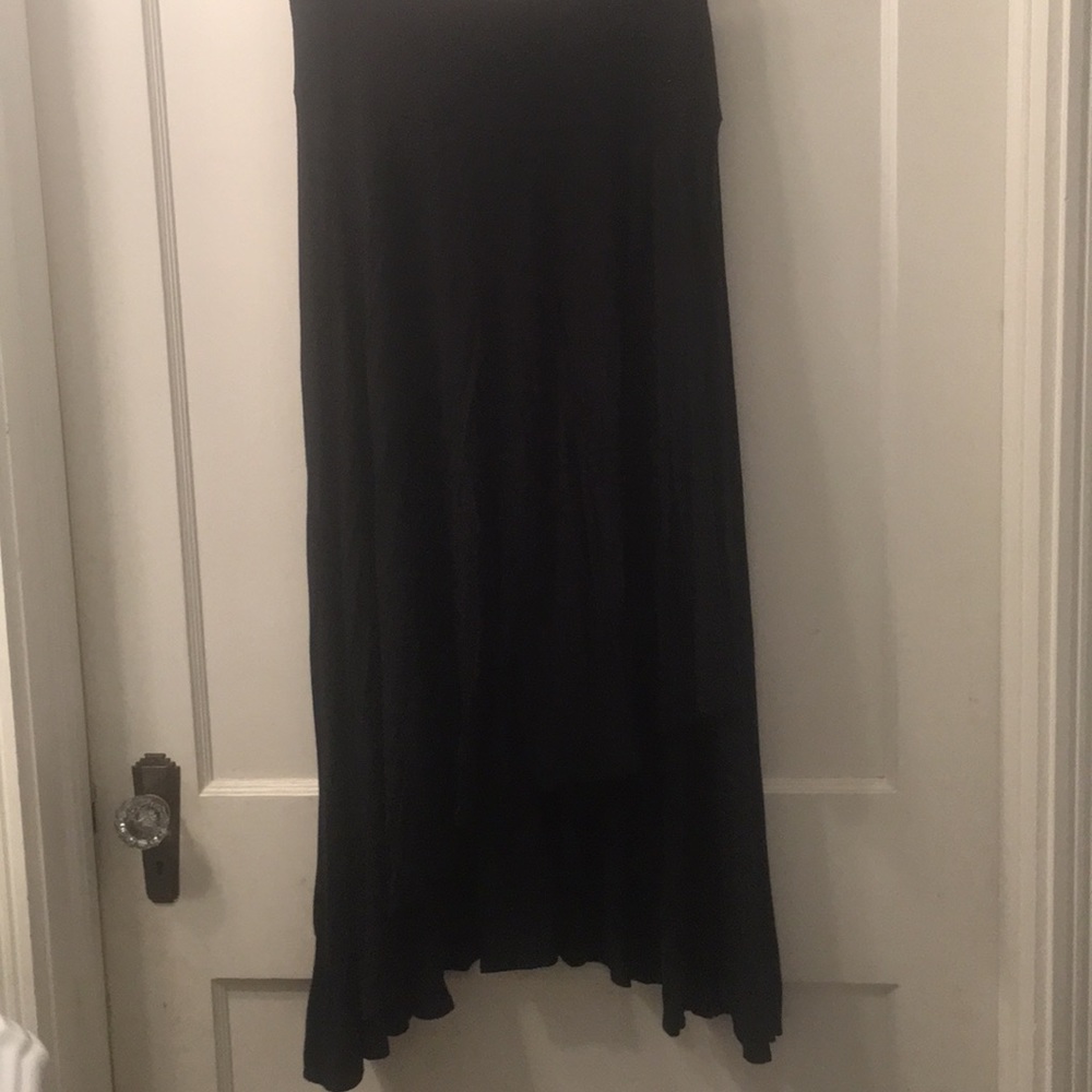 Long black skirt